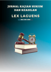					Lihat Vol 4 No 1 (2026): LEX LAGUENS: Jurnal Kajian Hukum dan Keadilan (Februari)
				